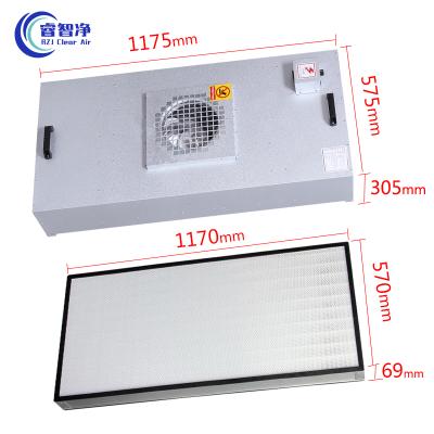 China In addition to formaldehyde wholesale Customized Hood Use Aluinum Frame FFU HEPA Industrial Filter Laminar Airflow OEM Filter Lab Clean Room for sale