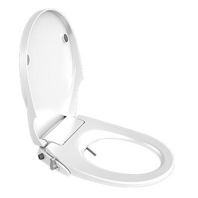 China Modern O Round Shape Non Electronic Bidet Toilet Seat Cover With Double Spouts for sale