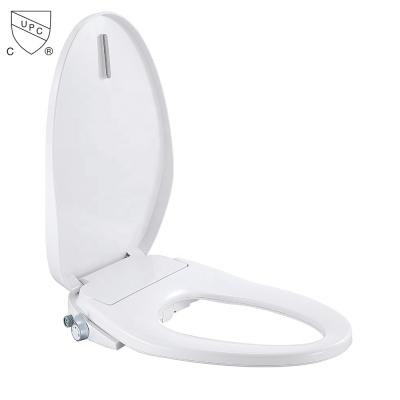 China Soft Narrow Toilet Seat Double Bidet Spray Bidet Spout Non-Electric Cleaning Toilet Seat With Cover for sale