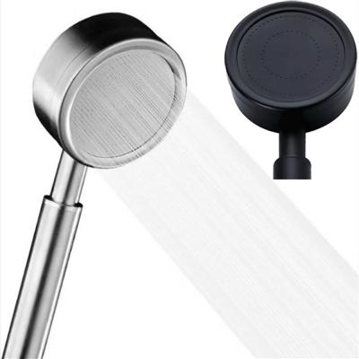 China With New Diverter High Water Pressure Boosting To Increase 304 Stainless Steel Hand Shower Head Black for sale