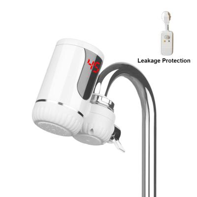 China Mini Water Heater Portable Mini Portable Easy Disassemble Tankless Heater Tap Instant Electric Fast ABS Plastic Water Hot Water Faucet For Kitchen for sale