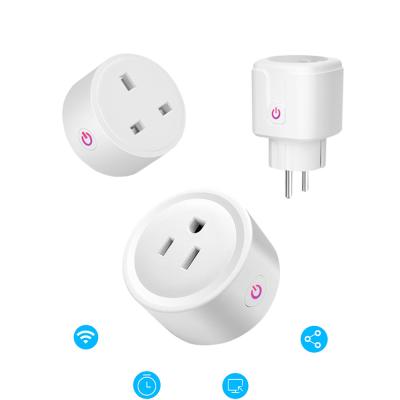 China Hot Selling Amaon Wifi Wireless Socket Alexa Compatible Wifi Smart Plug for sale