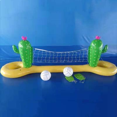 China Hot Selling Durable Folding In American Garden Entertainment Pool Beach Adults Cactus Water Volleyball Yard Inflatable Play Toy for sale