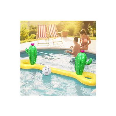 China Popular Durable In Irlde Products Factory Wholesale Price Durable Reusable Beach Playing Inflatable Cactus Water Volleyball Court Game for sale