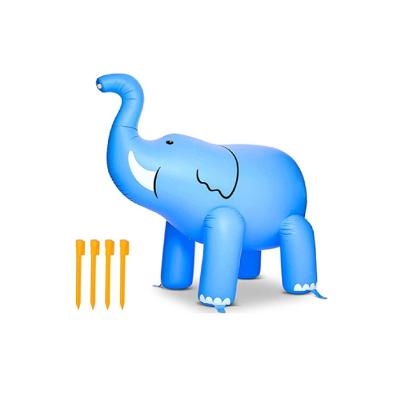 China Garden factory direct supply not easily damaged fashionable durable inflatable elephant water spray toy for sale