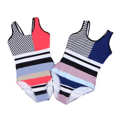 China Plus size 2022 plus size one piece swimsuit solid color fashion women sexy sports splicing swimwear for sale