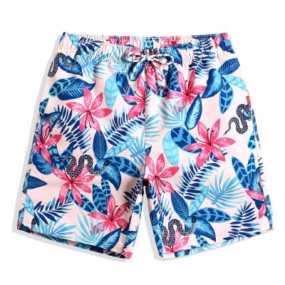 China Plus Size Custom Beach Shorts Summer Sunga Masculina Casual Loose Quick Dry Board Shorts Print Elastic Waist Swim Trunks Men Beach Shorts for sale