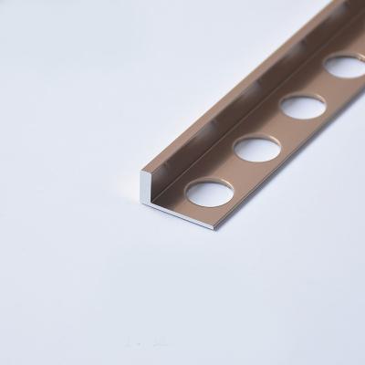 China Modern L Shape Tile Trim Metal Strips 3mm Metal Tile Trim Guangdong Listlo Metal Tile Trim Crystal for sale