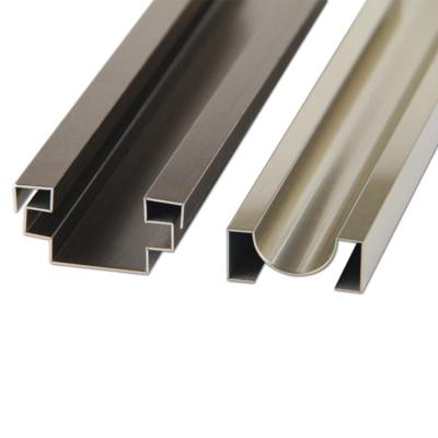 China 304/316 Stainless Steel Material Modern L Flexible U V W T Shape Metal Channel Tile Trim For Decoration for sale