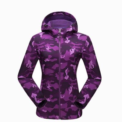 China Cheapest Breathable Camouflage Outdoor Winter Women Waterproof Softshell Hunting Jacket for sale