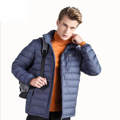 China Customized Comfortable Waterproof Light Breathable Warm Duck Down Jacket For Men for sale