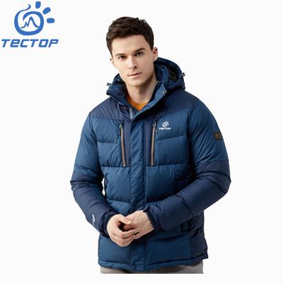 China Breathable Ultra Thick Warm Men's Outdoor Goose Down Canada Parka Coat for sale