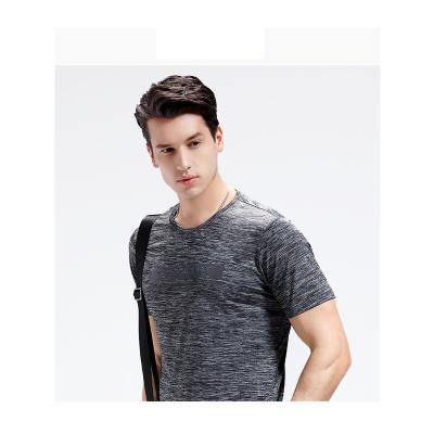 China Anti-wrinkle travel outdoor sport running short sleeve t-shirt for men for sale