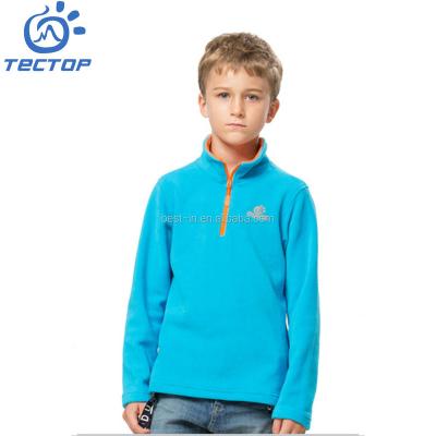 China Breathable Kids Winter 1/4 Zipper Up Fleece Jacket for sale