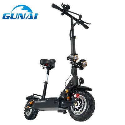 China EU Warehouse 3200W Unisex Double Motor Electric Scooter With Adjustable Elastic Seat for sale