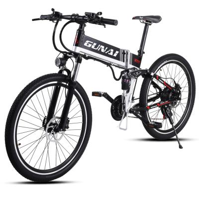 China Customizable GUNAI M80 alloy bicycle aluminum electric bicycle/electric city bicycle/folding electric bicycle mountain bicycle road bicycle for sale