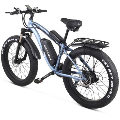 China Aluminum Alloy Logo Free Custom 1000W Electric Mountain Bike With Removable Battery for sale