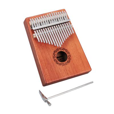 China Mini 17keys Kalimba Wooden High Quality Eco-friendly Thumb Piano Manufacturer Purchase Instrument for sale