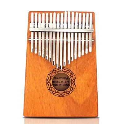 China Professional Marimba 17-Key Kalimba Wooden High Quality Mahogany Piano for sale