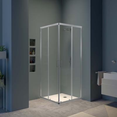 China Small sliding doors bathoom modern square shower door banho cabin for sale