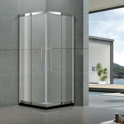 China Best Selling Clean And Concise Sliding Glass Double Square Shower Enclosure for sale