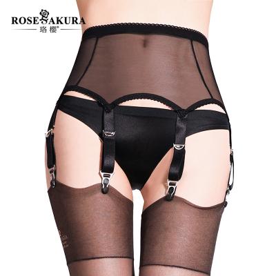 China European and American accessories ROSESAKURA 7369 7369 stocking style rubber-coated garter belt squash metal garter belt buckle for sale