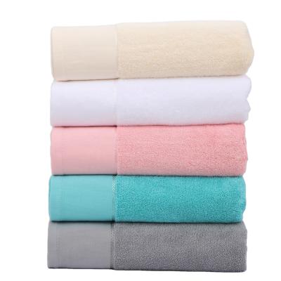 China Hotel Spa QUICK DRY Highly Absorbent Bathroom Towel Collection Combed Cotton Super Soft And Absorbenty Towels for sale