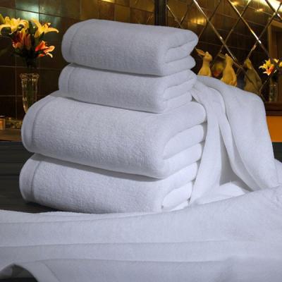 China Highly Used Compressed Durable 32' S Plain White Hotel Bath Towels for sale