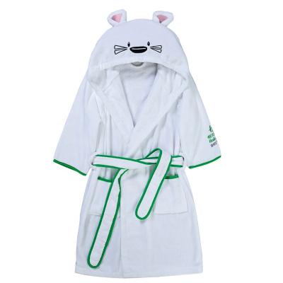 China Luxury Embroidery Logo Customized Bathrobes For Kids 100% Egyptian Cotton QUICK DRY Bathrobe for sale