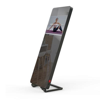 China Full Body Sports Wall Floor Exerciser Modern Magic Mirror Workout Smart Mirror Fitness Exercise Mirror for sale