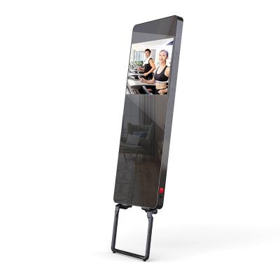 China New Fitness Mirror Workout Mirror Home Use Upright Modern Body Building Sport Smart Mirror for sale