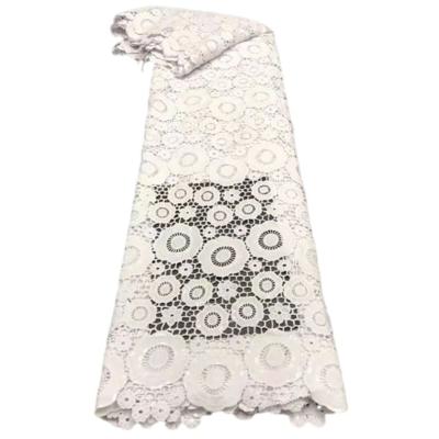 China New Sustainable Fashion Plain Luxury Nigerian African Embroidered Wedding Dress Textile Tulle Lace Up Fabric With Sequins for sale