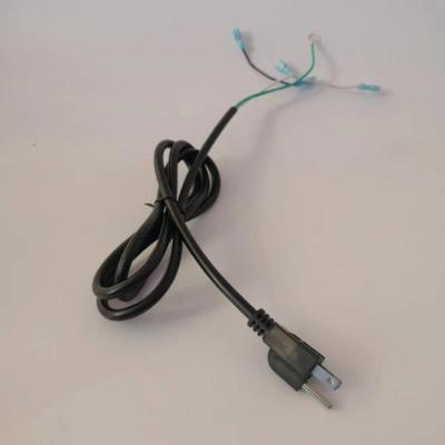 China Home Appliance Basics US Power Cord With Terminals USA AC Power Cord Cable With Terminals for sale