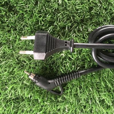 China European Home Appliance Power Cord For Hair Dryer/2 Pin AC Power Cord Plug for sale