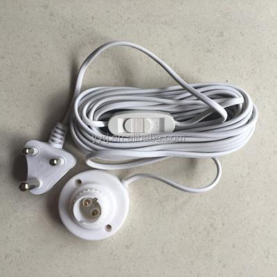 China Home Appliance South Africa Lamp Clip South Africa Plug With Switch And Plug for sale