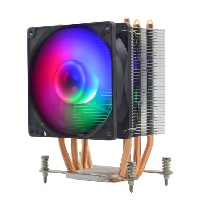 China Processor dc 12v pc computer cpu for intel 1151 1150 1155 amd amd cpu cooler heatsinks 4 heatpipe fans for sale