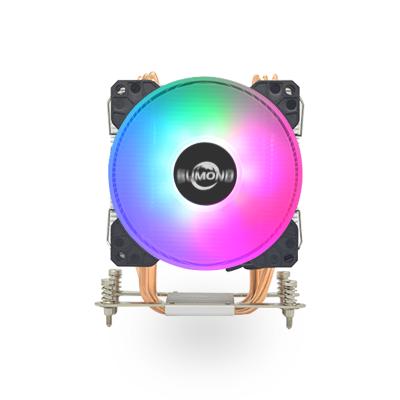 China AMD AM4 Silent Air-cooled Platform Heatsink Computer CPU Copper Tube Light 3 9CM CPU RGB Fan White Fan for sale