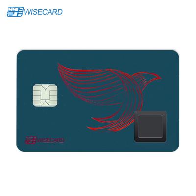 Chine Pin Code Fingerprint Payment Card biométrique 86x54x0.76mm à vendre