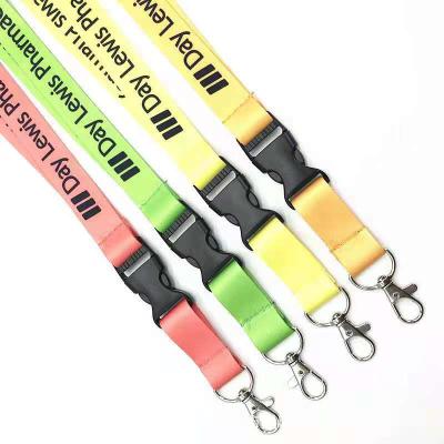 China Promotional Gift High Quality Detached Custom Silkscreen Printing Logo Polyester Airbus Lanyards For Mobile Phone for sale