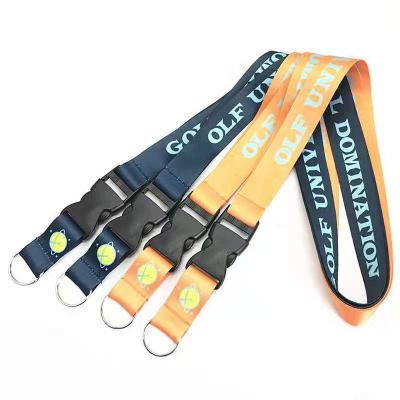 China High Quality Loose Custom Sublimation Promotional Gift Silkscreen Printing Logo Polyester Lanyards For Mobile Phone for sale