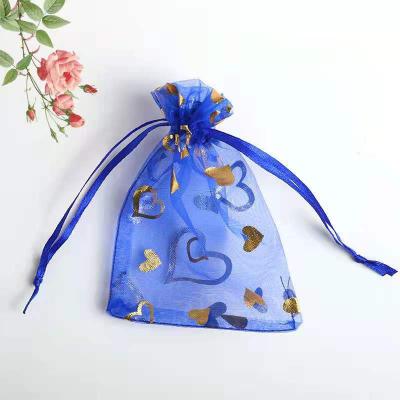 China Factory Price Recyclable Wholesale Organza Gift Bags Candy Bags For Christmas Gifts for sale