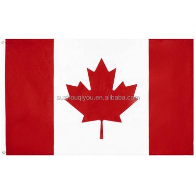 China Health Care Institutes Wholesale 100% Polyester Banner Country Flag Canadian Canada Digital Printing Flag for sale