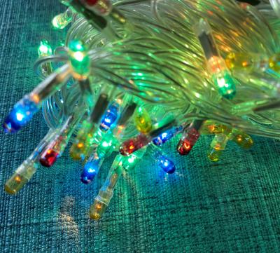 China 110V/220V Customized 20 50 100 200 500 8 Modes Traditional Halloween Holiday String Fairy Light Rice Bulb Decorative Christmas Lights for sale