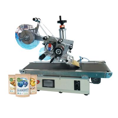 China Dongguan tube bag label of products sticking automatic large flat water bottle labeling machine with sensor flat surface for sale