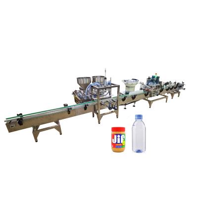 China Automatic Filling Line Tomato Sauce Chili Sauce Yogurt Jam Paste Filling Machine Production Food Desktop Line for sale