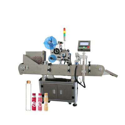 China Beverage Best Selling Fully Automatic Horizontal Mini Lip Balm Bottle Labeling Machine for sale