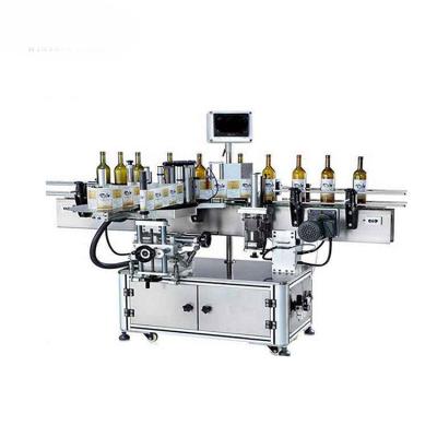 China Automatic Commodity Cheap Placing 3 Rolls Around Cone Bottle Tapered Sticker Labeling Machine For Container for sale