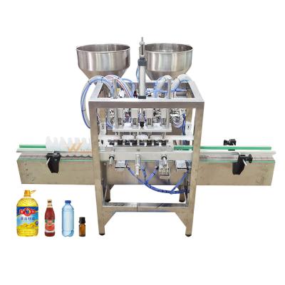 China Food 2 4 6 8 Head Semi-automatic Motor Oil Filler Car Oil Automatic Desktop Liquid Filling Machine for sale