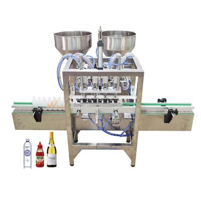 China Food New Arrival Desktop 4 Heads Magnetic Pump Filling Machine For Water Juice Perfume Essential Oil for sale