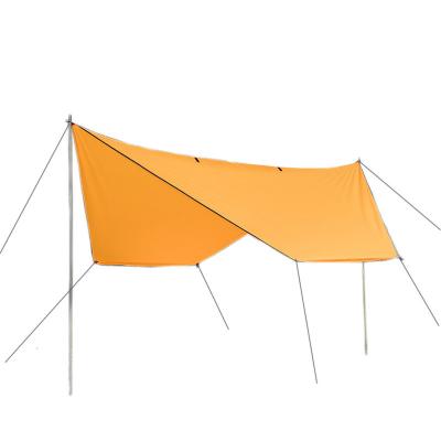 China Diagonal Tether Type 2022 Hot Selling Outdoor Camping Portable Tent Multifunctional Hexagonal Canopy Camping Hammock Tarp for sale